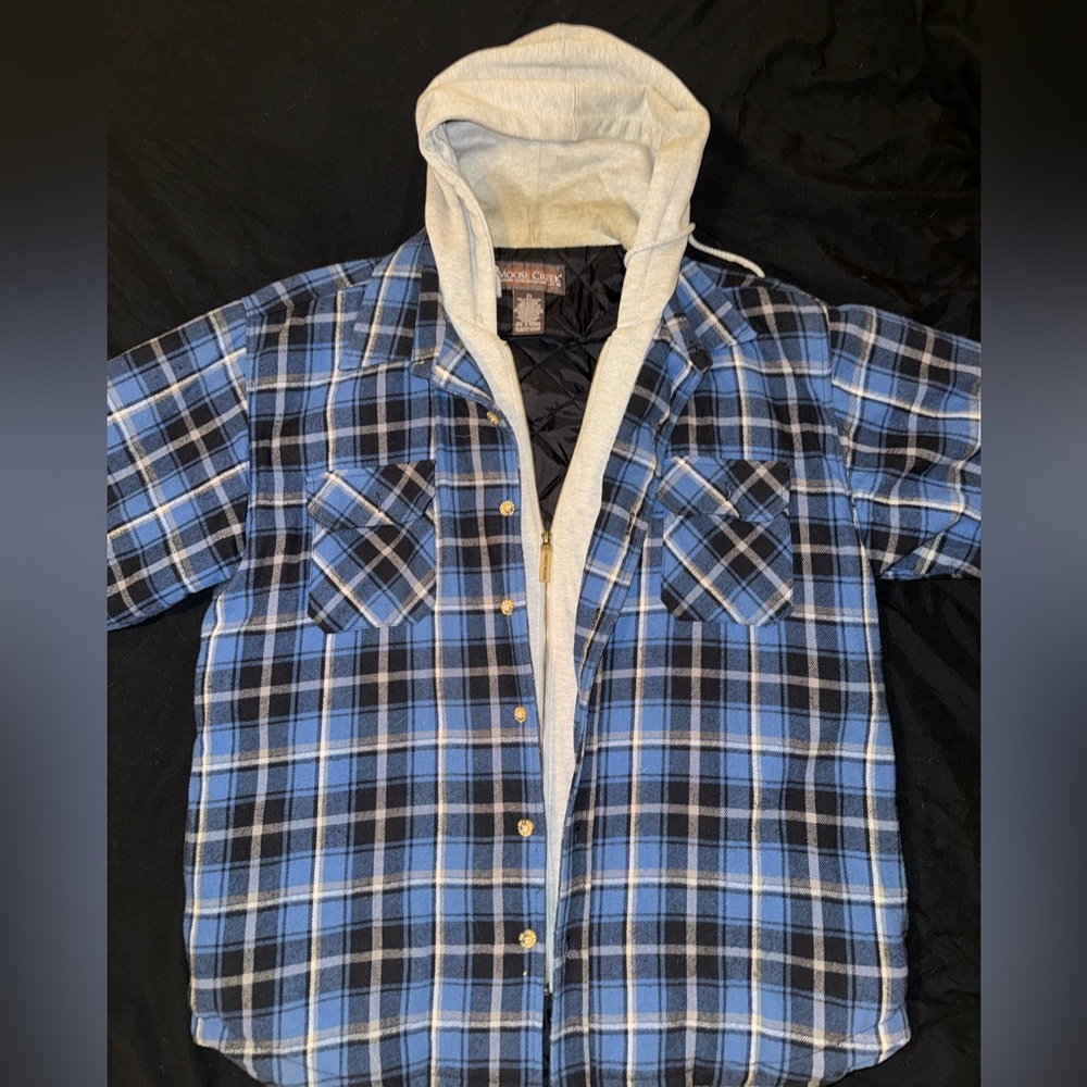 Moose Creek Blue Plaid Men's Jacket